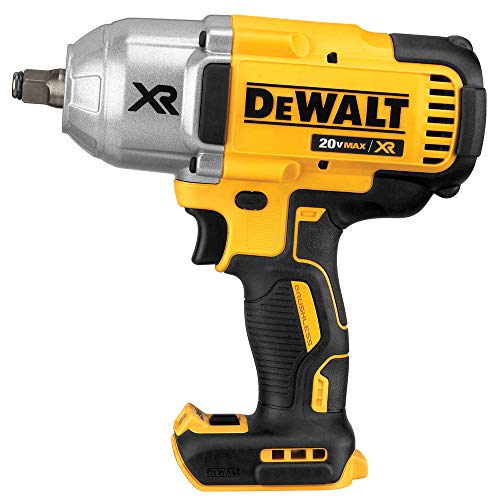 DEWALT 20V MAX XR Impact Wrench, Cordless, 1/2Inch, 700-lbs of Torque, 2,400 IPM, Bare Tool Only (DCF899HB)