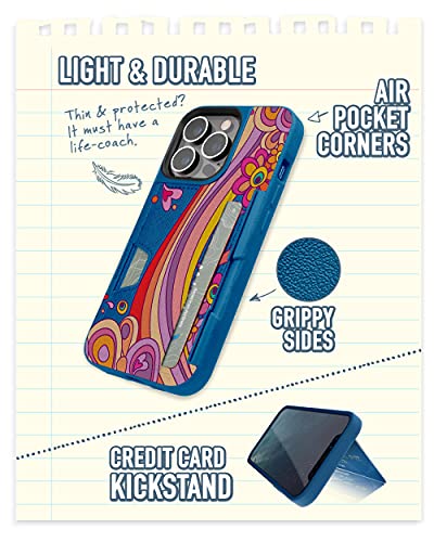 Image of Smartish iPhone 13 Pro Wallet Case - Wallet Slayer Vol. 2 [Slim + Protective] Credit Card Holder with Kickstand - Freshly Baked