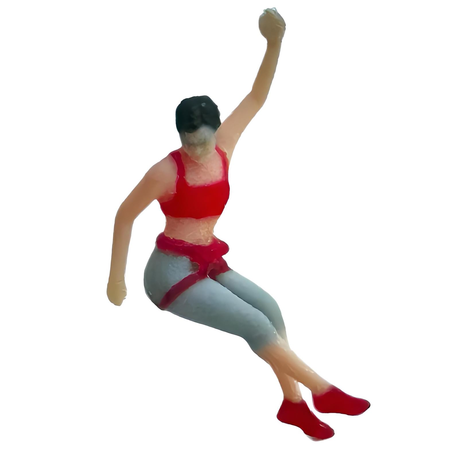 ZWWAAZHF Realistic Rock Climber Figure Model for Architectural Displays Dioramas Props 1: 64 Scale Hand Painted Miniature Figures Rock Climber Figure