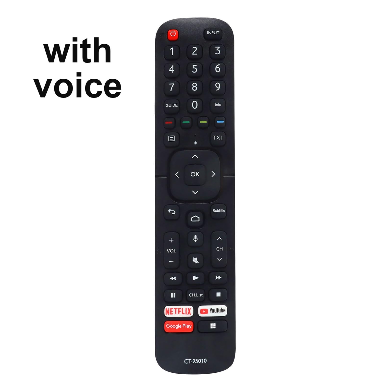 1 szt. CT-95010 ERF2L60T pilot do telewizora Toshiba z głosem 3E5603EXT 32E5603EXT