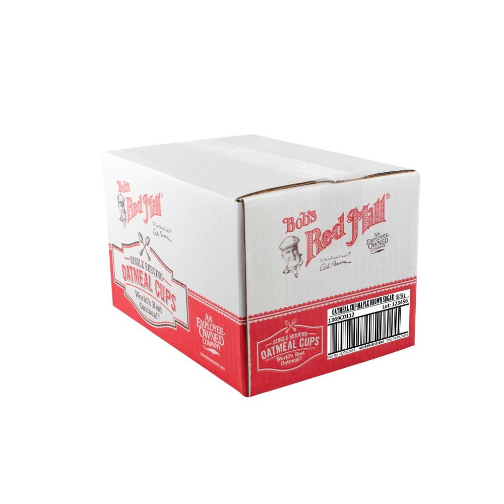 Bob's Red Mill Gluten-Free Oatmeal Cup & Maple, Brown Sugar, 2.15 Ounce