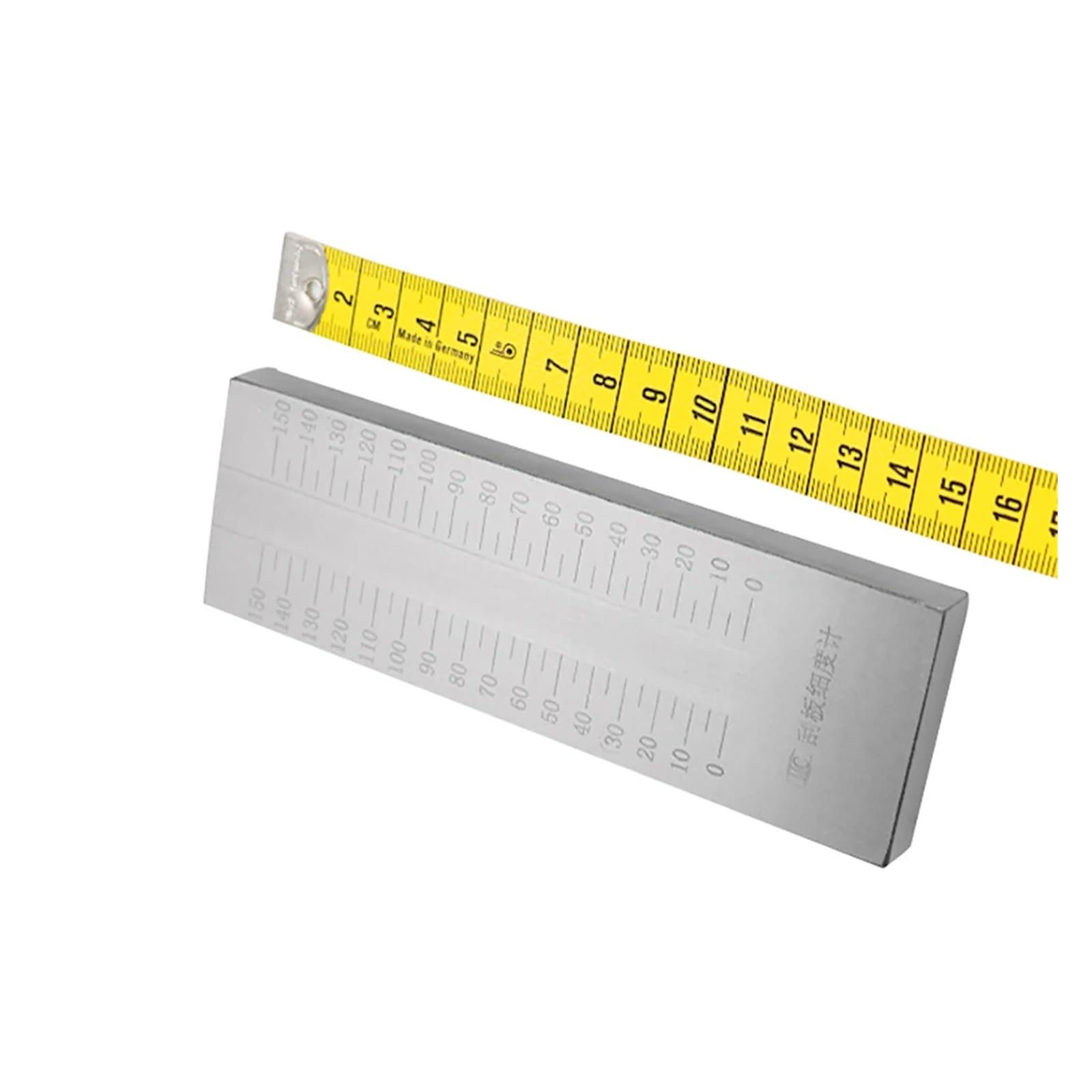 Miernik grubości skrobaka ze stali nierdzewnej Miernik grubości z pojedynczym rowkiem 25/50/100/150um(0-150um)