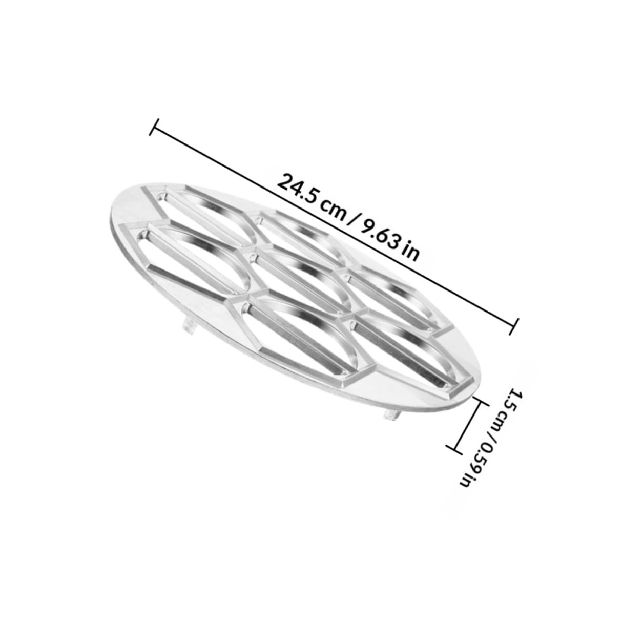Set di Stampi per Gnocchi in Lega di Alluminio, Pressa per Ravioli 2 Pezzi 37 e 7 Fori, Utensili per Gnocchi Versatile per Cucina Casalinga e Feste