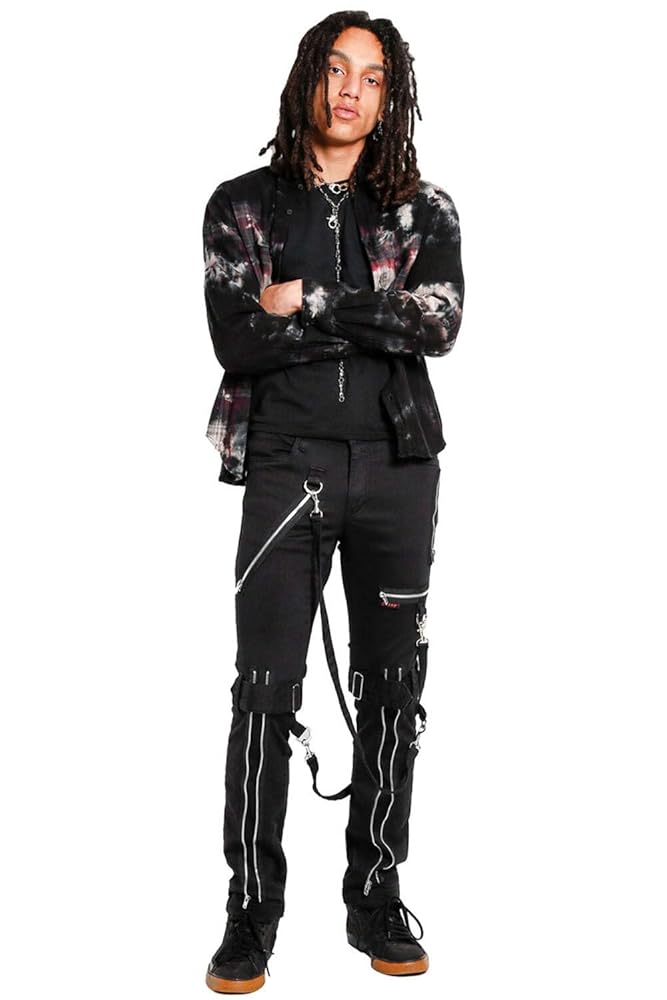Tripp Strap Zipper Bondage Pants Black : Amazon.ca: Clothing