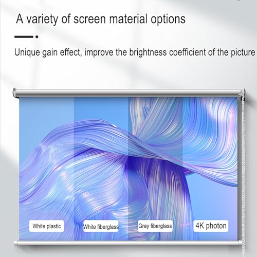 Pantalla de Proyector Manual 16:9 60 pulgadas Gris Fibra de Vidrio miniatura 3