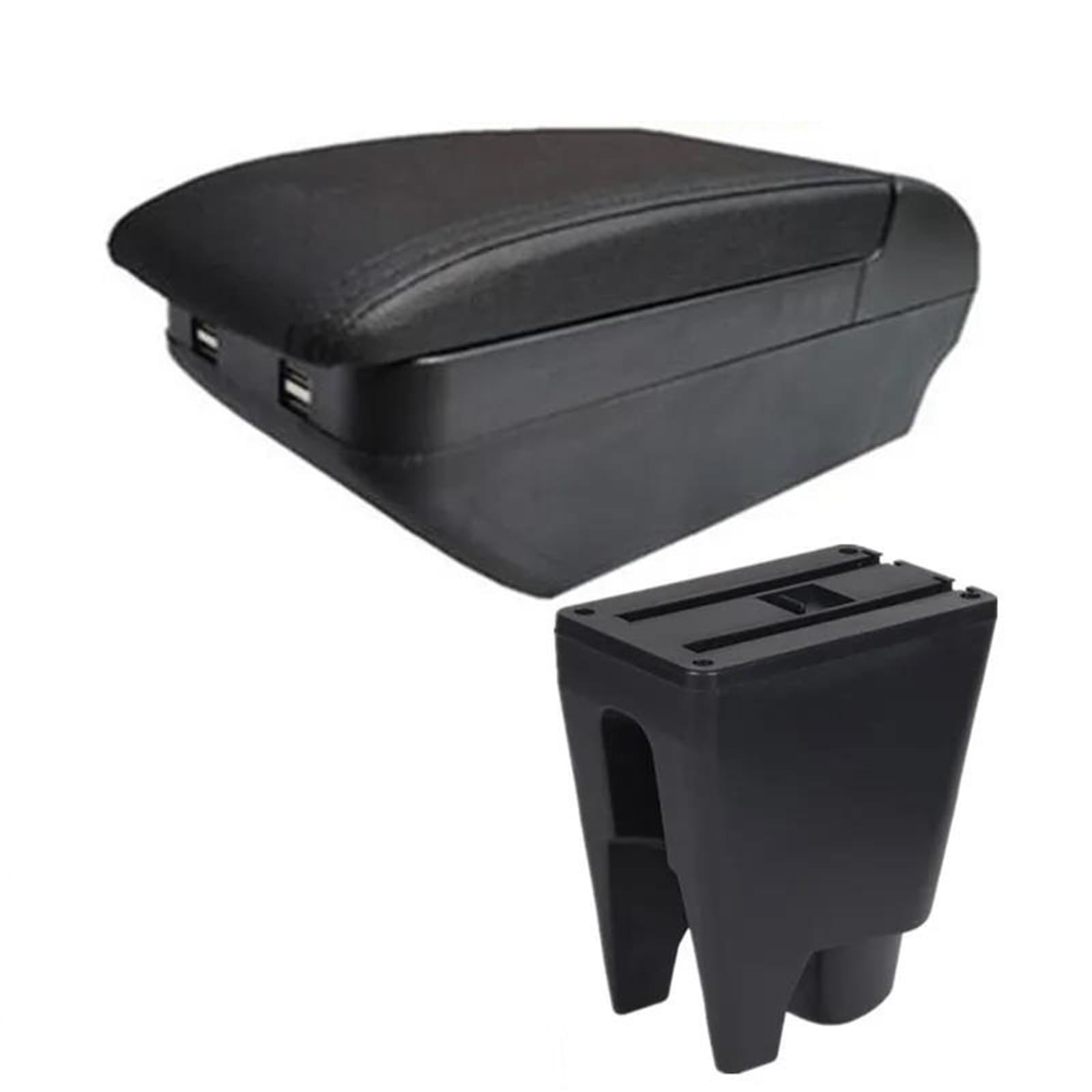 Hjkdsz Style 8 For Citroen C1 Car Armrest Storage Box Single Double Layer Retrofit Interior Dedicated Accessories(Style 8)
