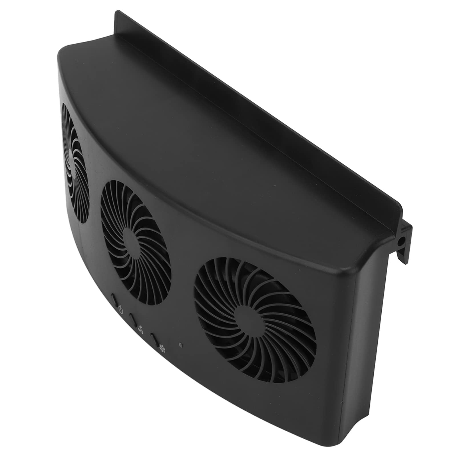 Cryfokt Car Ventilator Fan, 4000 RPM Car Exhaust Fan 3 Fans with 2 Levels, with Adhesive Strip, Eliminate The Peculiar Smell Low Noise Window Cooler Fan USB Car Radiator for All Cars