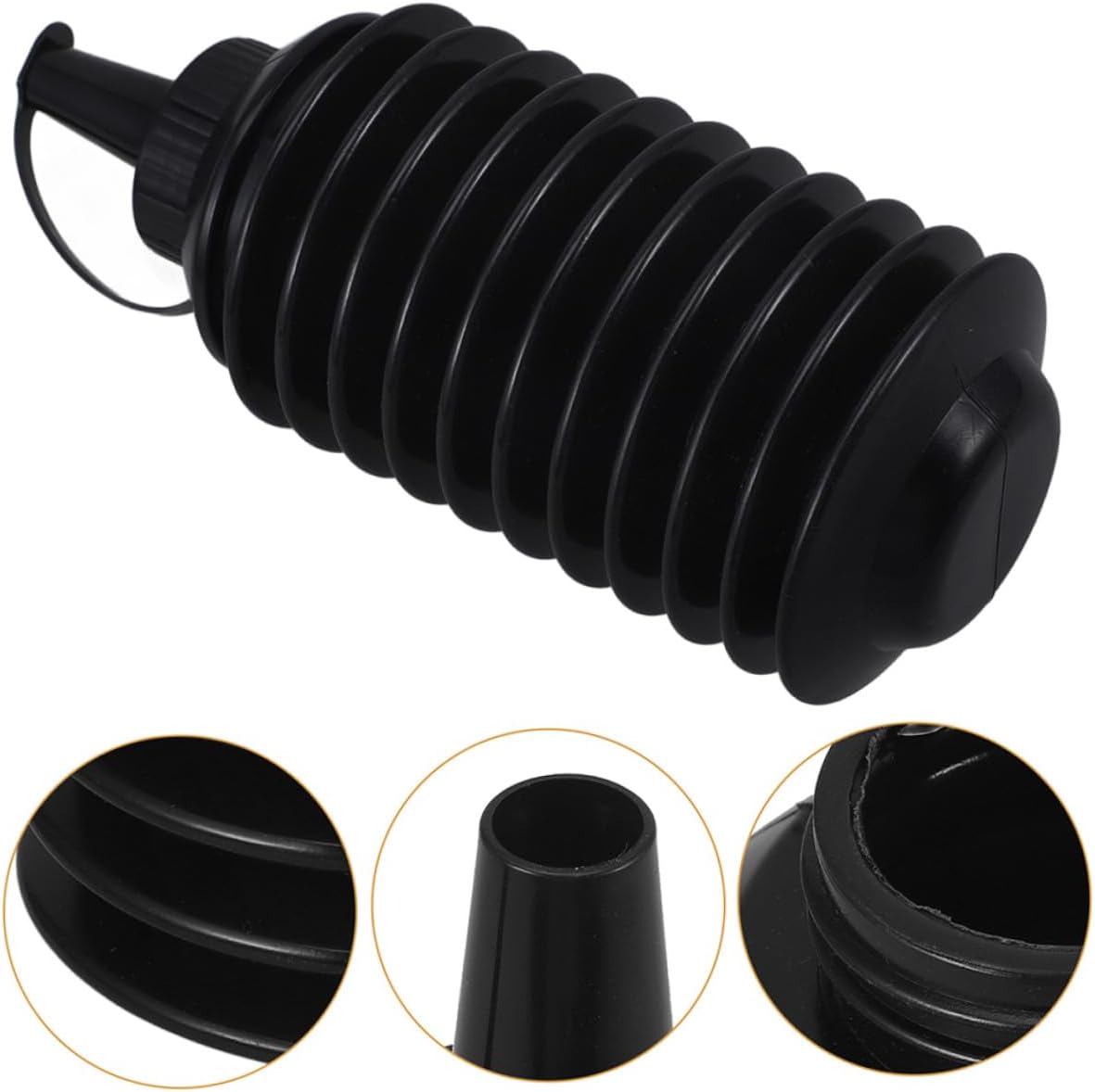 Toyvian Foldable Toy Bead Storage Bottles 2-Pack Reusable Plastic Compression Bottle Organizer for Outdoor Game Beads Compact 7.87X3.14In Lightweight Holder