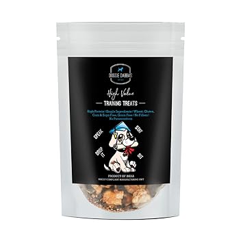 Doggie Dabbas High Value Training Treats| Bite Sized Treats | Preservative Free | High Protein Dog Treat - 200g (Pack of 1)