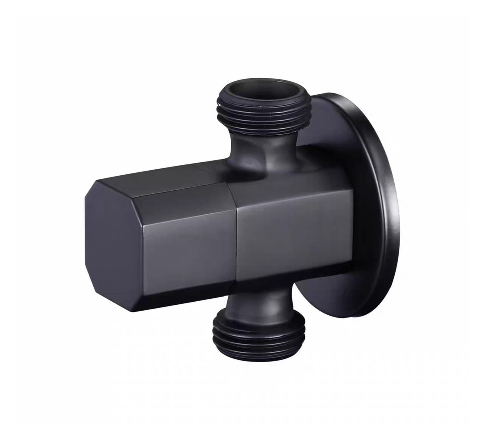 Iklaaqetbxps Black B Brass Wall Mounted Household Multi-Scene Angle Shut-Off Valve