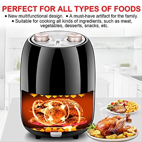 Podazz Upgraded Air Fryer Liners,8 Inch Round Non-Stick Silicone Air Fryer Basket Mats,Air Fryer Accessories For Ninja, Gourmia, Power Xl, Chefman, Ultrean, Philips, And More (2Pcs,Orange+Red) #TOP6