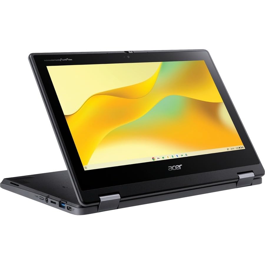 Image of Acer Chromebook Spin 511 R756TN R756TN-C56Z 11.6 inch Touchscreen Convertible 2 in 1 Chromebook - Full HD - 60 Hz - Intel N-Series N100-8 GB - 64 GB Flash Memory - English (US) Keyboard - Black