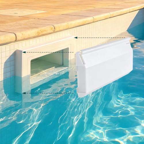 Amosfun Porte de porte de skimmer de piscine de rechange en plastique résistant Accessoire pratique à installer pour pièces de piscine – vue 8