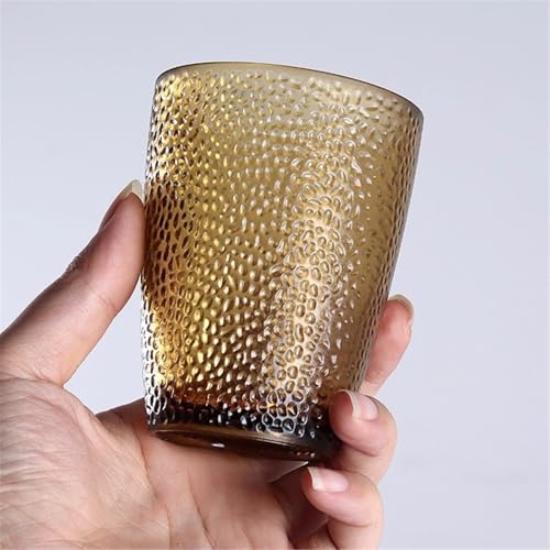 Vasos de agua acrílicos de diseño texturizado elegantes y resistentes 4
