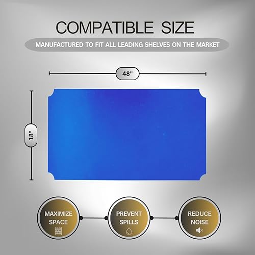 Miniatura 91 de Revestimiento de alambre para estante de alambre, cubierta de estante de alambre grueso, forro de plástico impermeable, revestimiento de estante
