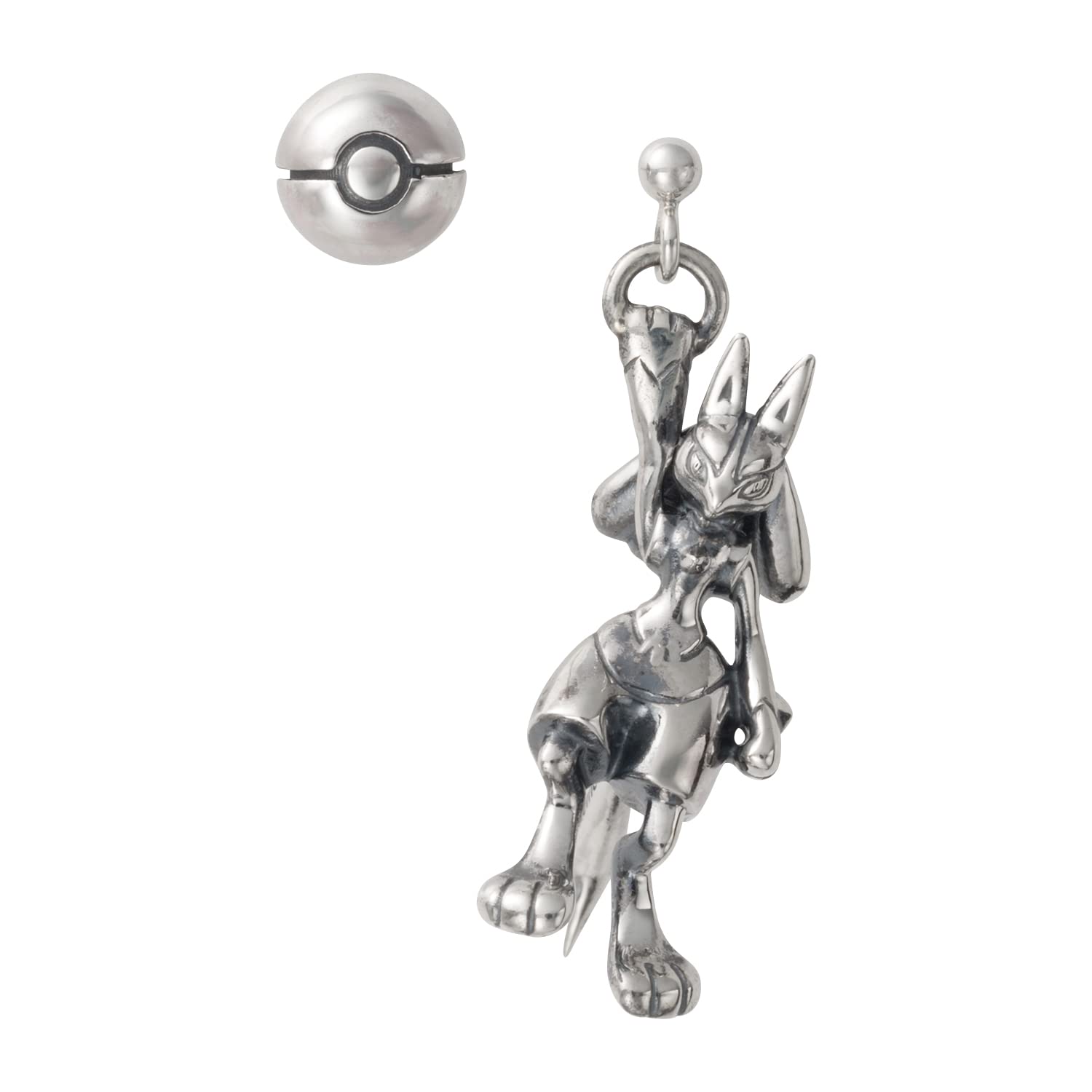 ポケモン×JAM  MADE ハッサム　ピアス　　シルバー JAM HOME MADE ピアス COOL×METAL ハッサム ｜【公式】ポケモン