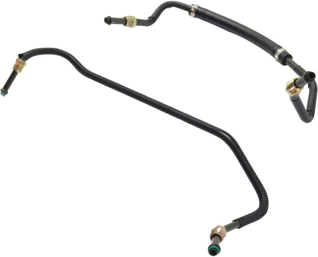 For Subaru Forester Power Steering Hose 2003 2004 | Pressure & Return Hose Assembly | 4 Cyl | 2.5L Engine | From Gear | 34190FE011 | 34114AE092