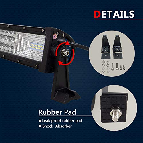 Willpower 52 Inch 675W Curved Triple Row 7D Led Work Light Bar For Jeep Jk Off Road Suv Boat 4X4 4Wd Truck 12V-24V #TOP3