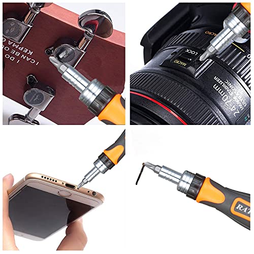 Conjunto de chaves de fenda de precisão profissional,mewmewcat 38 pc Conjunto de chaves de fenda mag