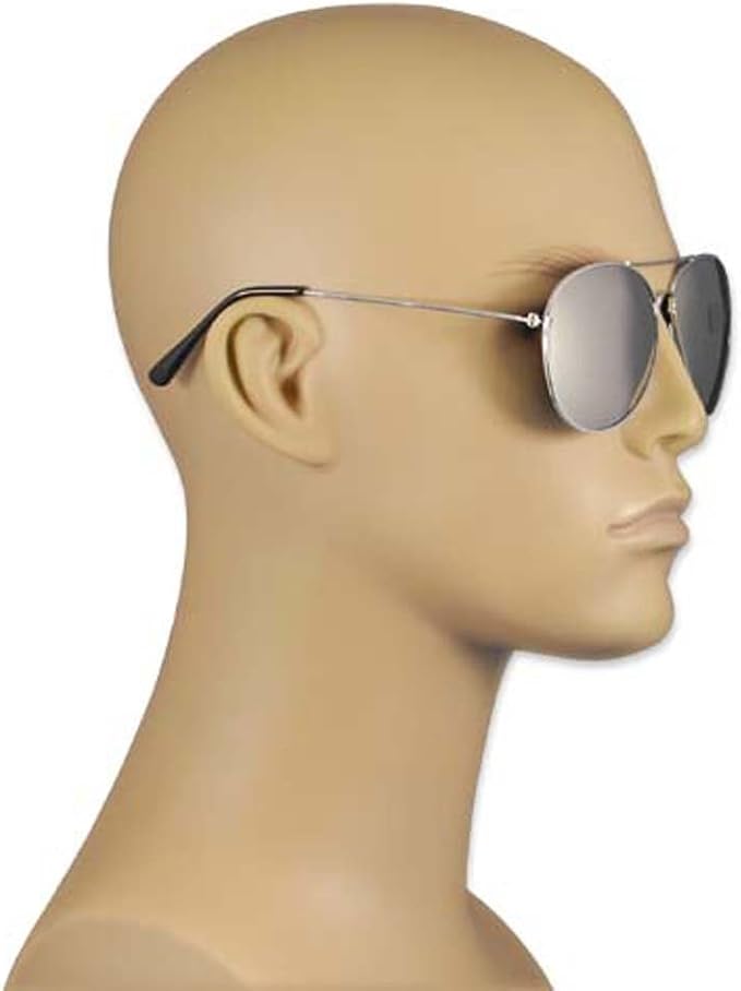 chrome lens sunglasses