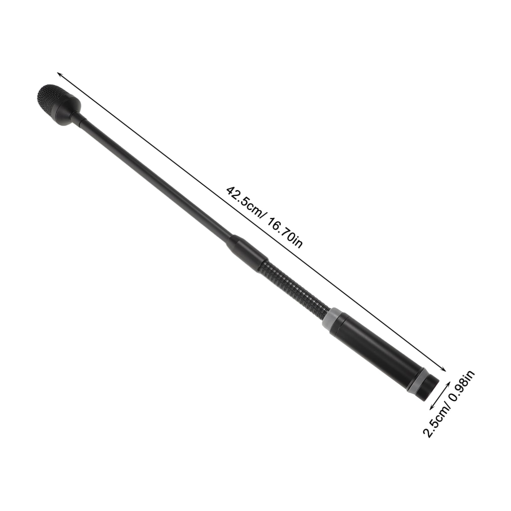 VICASKY Dj Gooseneck Microphone Pin XLR Dynamic Mic with Metal Hose for Clear Audio for Live Performances Meetings and Bars Versatile Stage Use