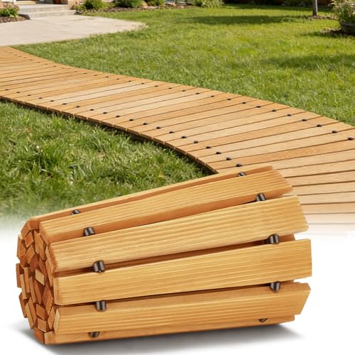 Buymoth 6FT Wooden Garden Pathway Only $89.99 at Amazon