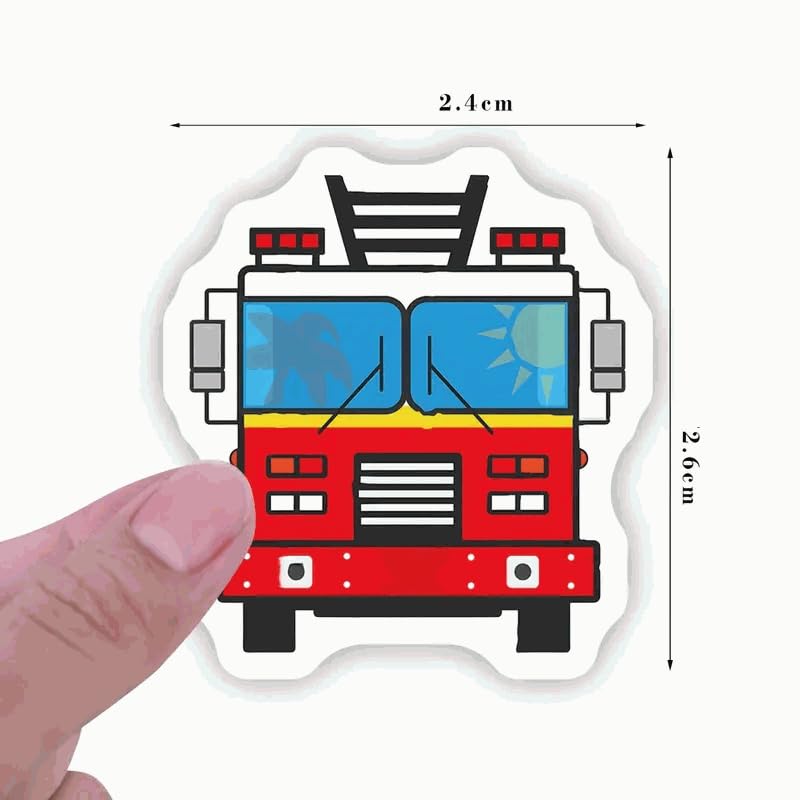 Rollo Pegatinas Oficio Bombero para niños, Profession stickers, 1 Unidad - imagen 3