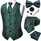 Tissu en soie cachemire de qualité supérieure : Fabriqué à partir de soie de haute qualité, le gilet d'affaires pour homme YOHOWA offre une sensation luxueuse et un motif cachemire sophistiqué qui dégage une élégance. Parfait pour les occasions formelles, les mariages et les événements d'affaires, ce gilet vous permet de vous démarquer par sa texture raffinée et son confort respirant.