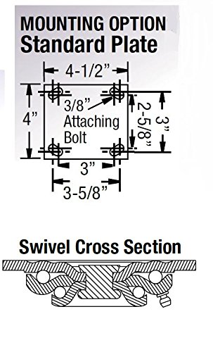 Steiner 54604 Swivel Caster Wheel (4 Pack)