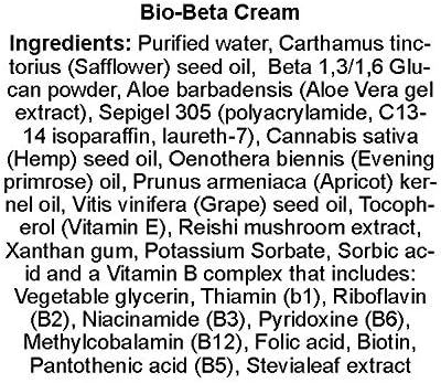 Bio-Beta Cream One 2 oz Jar | Non-GMO | Soy-Free | Unscented | Gluten-Free | Made in The USA