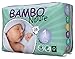 Bambo Nature Baby Diapers Classic, Size 1 (4-9 lbs), 56 Count (2 Packs of 28)