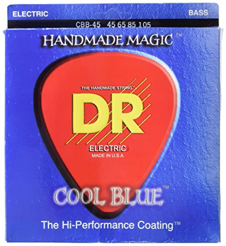 Dr Cordes Cbb45 45–105 Medium Lot fabriqué à la main bleue revêtu Cordes de contrebasse - Les Beatles, Paul McCartney, John Lennon, RIngo Starr, George Harrison Dr Cordes Cbb45 45–105 Medium Lot fabriqué à la main bleue revêtu Cordes de contrebasse