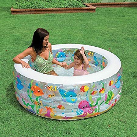 Buy VWretails Inflatable Round Shape Aquarium Pool,Dimensions:60