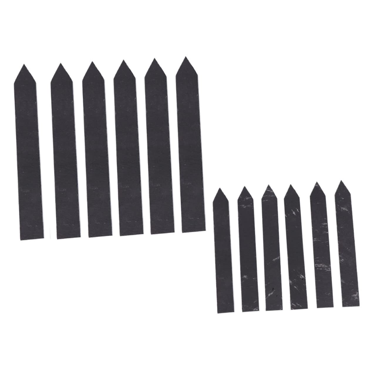 Happyyami Étiquettes pour Plantes D'extérieur Marqueurs de Jardinage Décorations Végétales 12 Pcs en Ardoise Résistantes Déformation pour Jardins Extérieurs