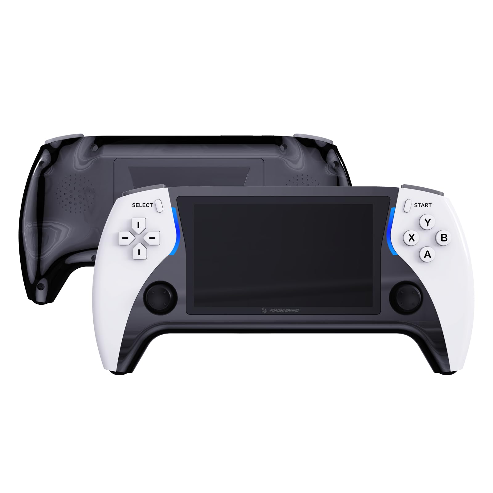 Porodo Gaming Arcade X 4.3" Inch Handheld Game Console 8GB, HDMI Input, High Speed Data Transfer, 7 Emulators, Over 50000 Games, E-Book reading, Supports External Controller and 2 Player Battle