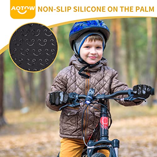 Kids Winter Warm Touchscreen Gloves: Boys & Girls Cold Weather Thickened Cycling Running Glove Children's Waterproof Soft Fleece Outdoor For Sports Mittens Age 4-6 Child #TOP3