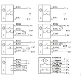 Taiss 2pcs LJ12A3-4-Z/AX Proximity Switch Inductive Proximity Sensor Detection Switch NPN NC DC 6V-36V 4mm Normally Close 6-36V - Image 4