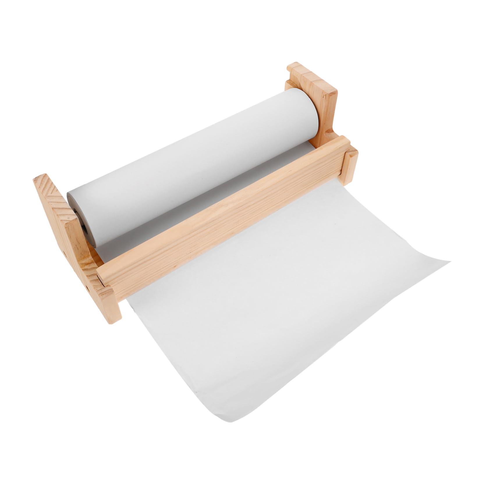 HOMSFOU Cavalletto da Tavolo per Pittura in Legno Multifunzionale Salvaspazio Rotolo di Carta per Attività Creative e Doodling per Ragazzo Ragazza