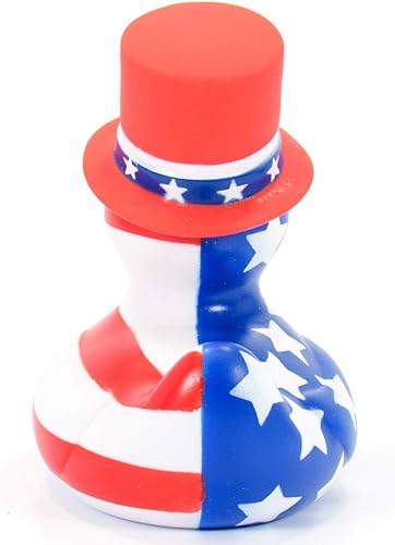 Miniatura 5 de USA (Patriotic) Rubber Duck de Bud Ducks  Elegante embalaje de regalo - Love US!  Seguro para niños  Coleccionable