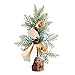 Produktbild ASDFDG Künstlicher Weihnachtsbaum Luxus Christbaum Holz- PET Multi-Art-Fenster- Geschenk Weihnachten Kleines Weihnachten verziert Baum Chic Weihnachtsdekoration Künstlich 2021# 35 (Color : E)