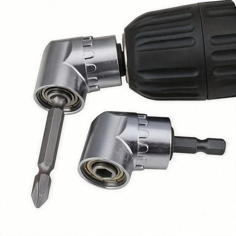 105° Angle Head Adapter, Steel Right Angle Driver for Tight Spaces