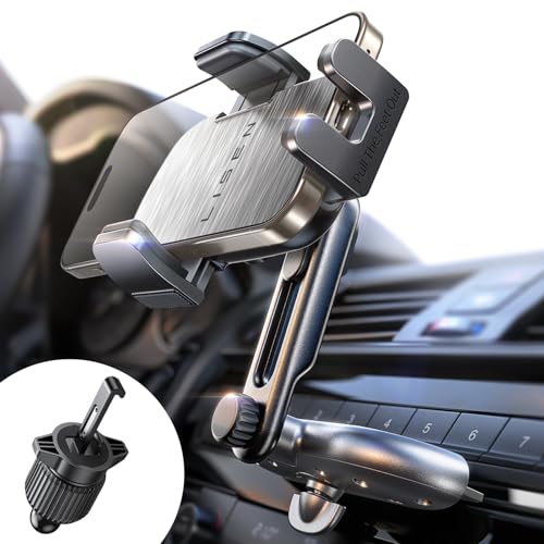 LISEN CD Slot Phone Mount for Car, Adjustable CD Phone
