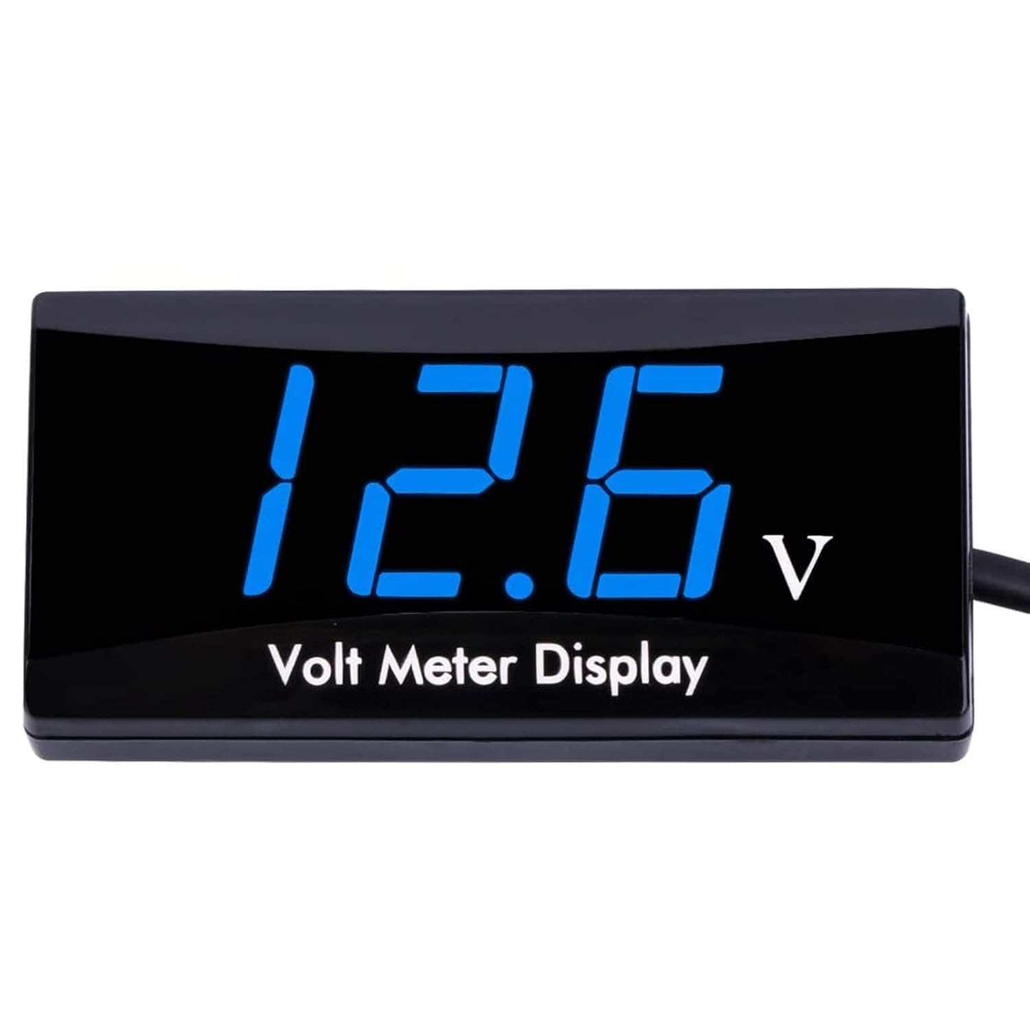 ANKI HAPPIGO Car Digital Voltage Gauge LED Display Voltmeter DC 12V Volt Meter for Car Motorcycle Battery Voltage Monitor