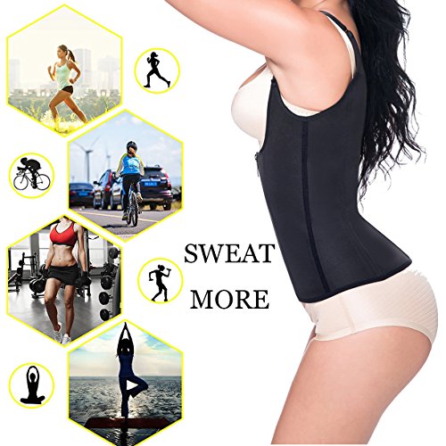 Waist Trainer Miss Moly Damen Vollbrust Korsett für Training und Sport