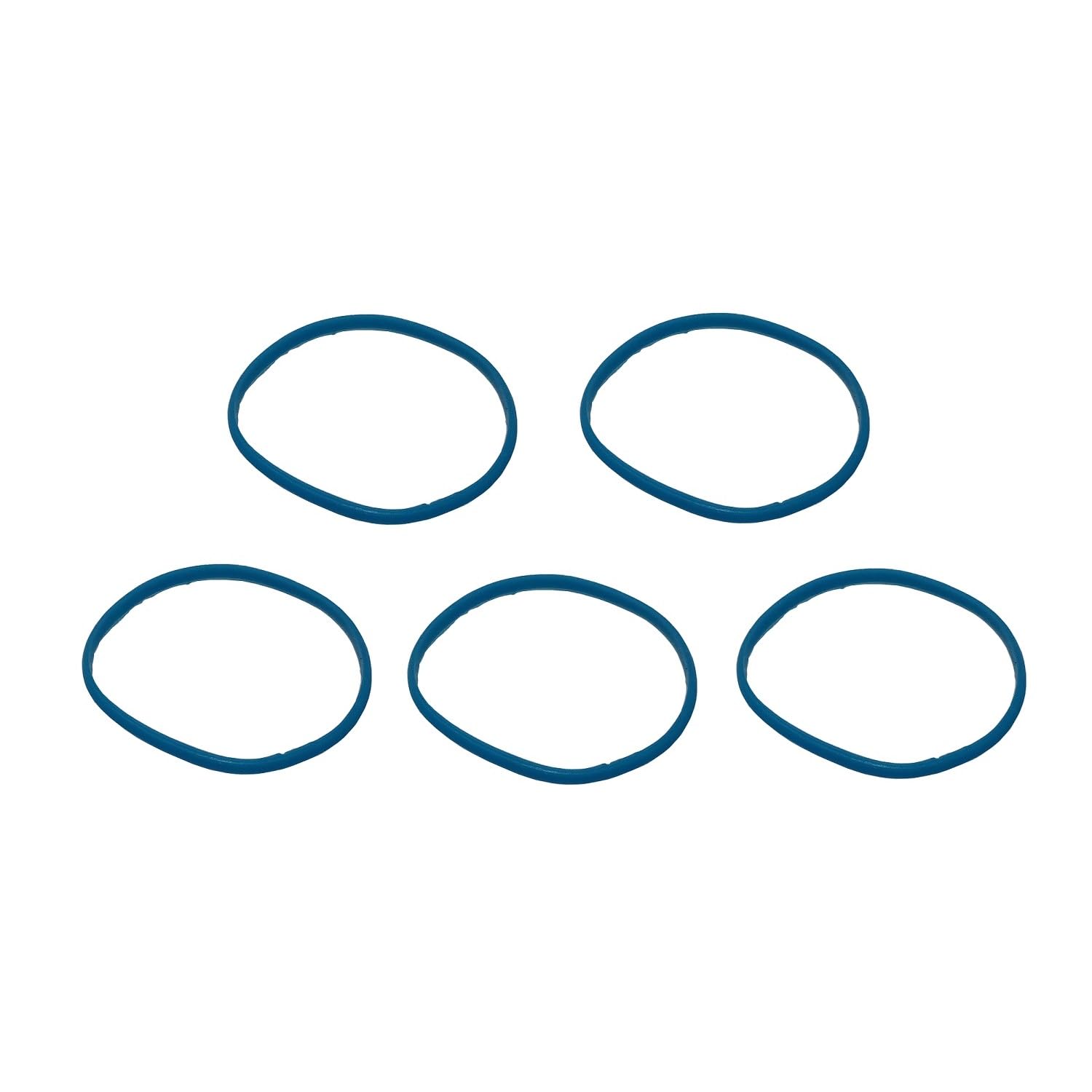 Rubber Blue Band Ring for Shure Beta 58A Beta87 Supercardioid Dynamic Vocal mic 5 Pack