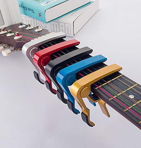 Hm Vicyy Capodastre Capo de Guitare Universel en Alliage d’aluminium,Capodastre de Guitare à Une Main,Quick-Change pour… - Les Beatles, Paul McCartney, John Lennon, RIngo Starr, George Harrison Hm Vicyy Capodastre Capo de Guitare Universel en Alliage d'aluminium,Capodastre de Guitare à Une Main,Quick-Change pour… – Image 3