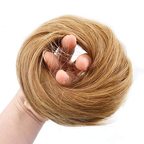 Miniatura 4 de Pelo sintético moño desordenado pieza Chignon Instant Ponytail postizo para mujeres niñas (22H10)