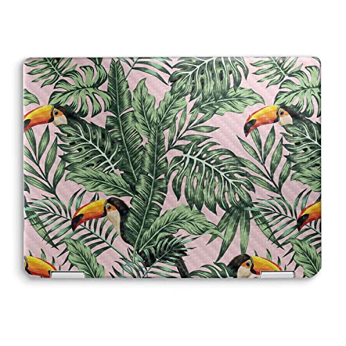 Image of MightySkins Carbon Fiber Skin Compatible with HP Spectre x360 14 inch (2022) Full Wrap Kit - Hidden Toucan | Protective, Durable Textured Carbon Fiber Finish | Easy to Apply | Made in The USA