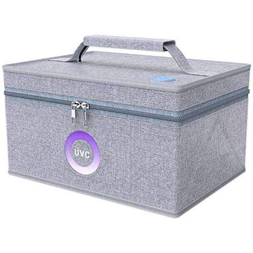 USB Aufladbare UV Lampe Sterilisator Beutel 12 LED Faltbarer Desinfektionslampe Für Handys, Kosmetischen Reinigungswerkzeug, Unterwäsche,