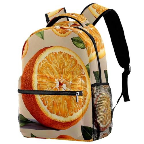 Sac à dos de voyage vintage orange pour vos randonnées et sorties scolaires